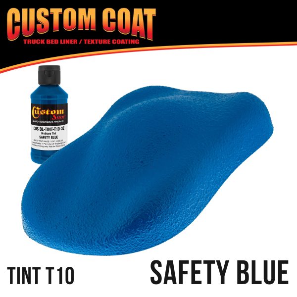 Safety Blue 1 Gallon Urethane Roll-On, Brush-On or Spray-On Truck Bed Liner Kit with Roller and Brush Applicator Kit - Textured Protective Coating Online Hot Sale - Image 2
