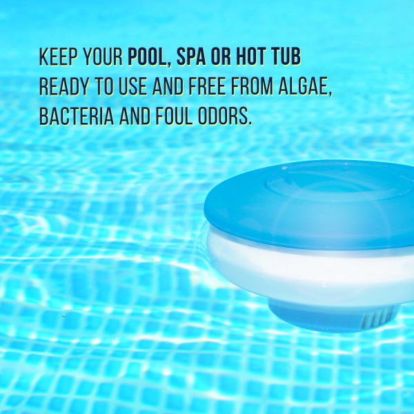 U.S. Pool Supply® Pool Floating Collapsible Chlorine 3  Tablet Chemical Dispenser, 7  Diameter, Collapsible Tank Discount - Image 5