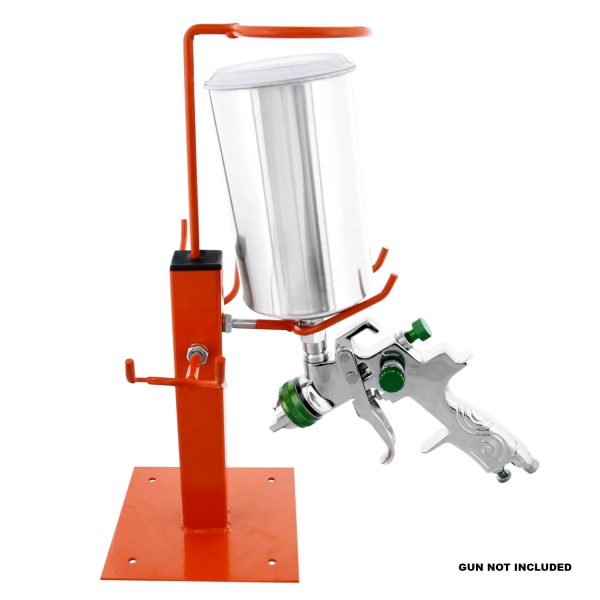 TCP Global Gravity Feed Paint Triple Spray Gun Holder Stand with Strainer Holder, Holds 3 HVLP Guns, Bench Mount Sale - Image 2