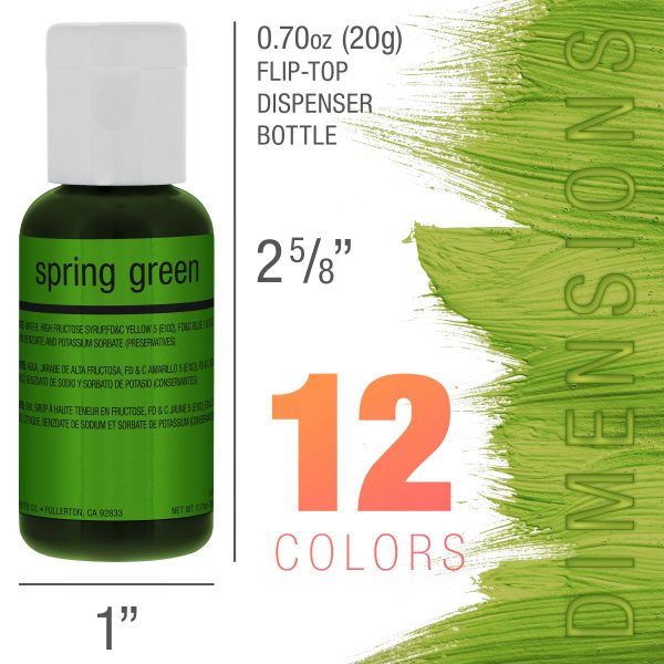 Chefmaster 12-Color 19ml Airbrush Cake Color Kit Online - Image 2