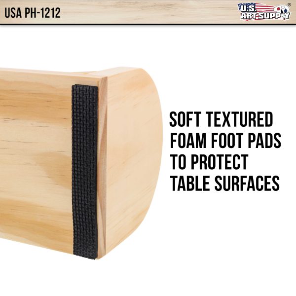 12 inch Wooden Tabletop Paper Holder & Dispenser For Sale - Image 5