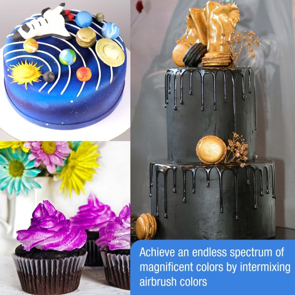 Chefmaster 12-Color 19ml Airbrush Cake Color Kit Online - Image 5