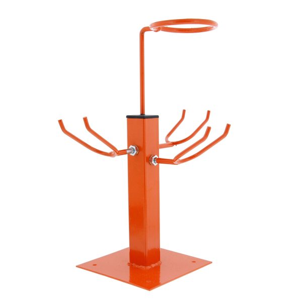 TCP Global Gravity Feed Paint Triple Spray Gun Holder Stand with Strainer Holder, Holds 3 HVLP Guns, Bench Mount Sale