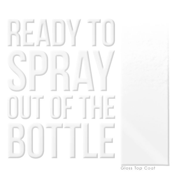 Clear Gloss Topcoat, Acrylic Airbrush Paint, 8 oz. on Sale - Image 2