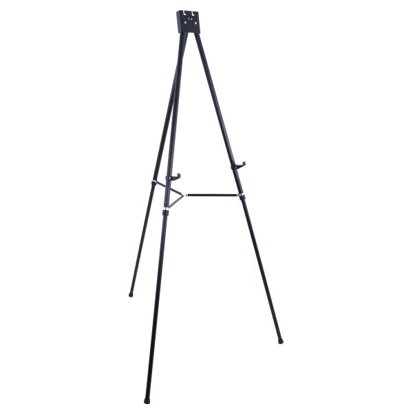 70  High Showroom XL Aluminum Display Easel, Holds 45 lbs - Heavy Duty Extra Large Black Presentation Stand, Adjustable Portable Floor Tabletop Tripod Online now
