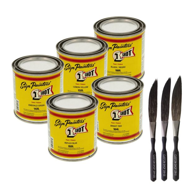 Secondary Colors 5 Color Striping Enamel Kit, 1 4 Pint Cans Fashion - Image 2