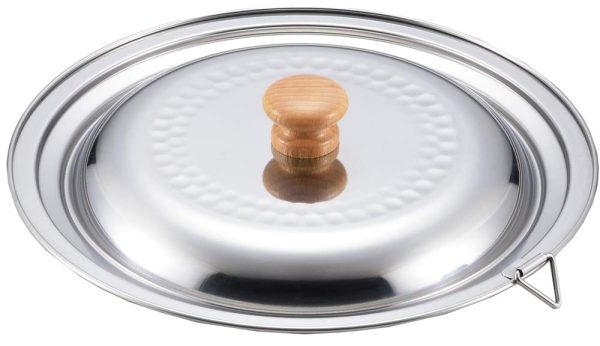 Yoshikawa Yukihira Stainless Steel Pot Lid 20-22Cm Durable Cooking Cover Online