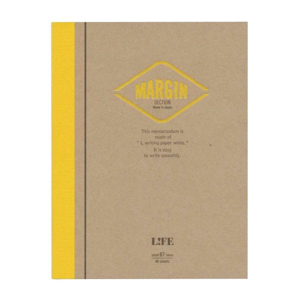 Life Margin Memo Semi B7 Grid Journal - Premium Japanese Stationery on Sale