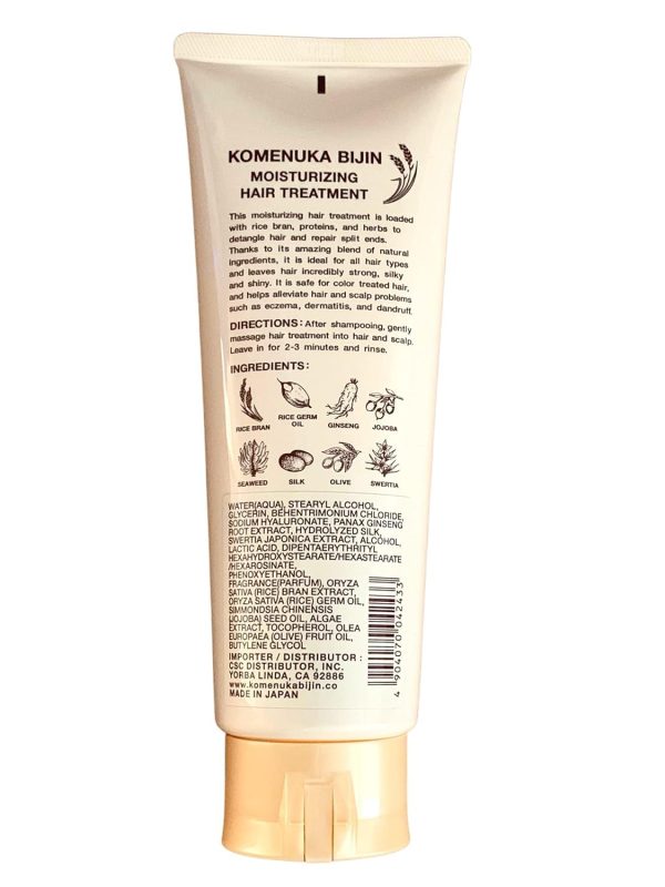 Japanese Serving Nihonmori Rice Bran Beauty Hair Treatment 220G│Parallel Import on Sale - Image 3