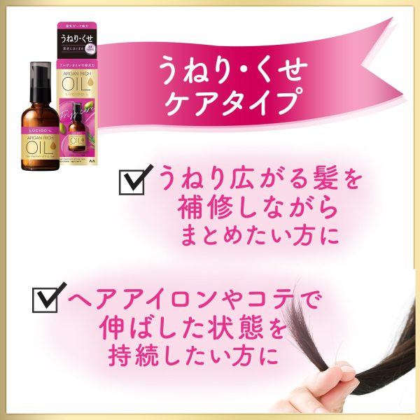 Lucido-L Ex Hair Oil Treatment for Wavy and Curly Hair 50ml Supply - Image 5