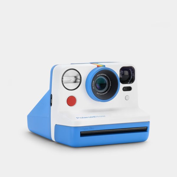Polaroid i-Type Now White and Blue Instant Film Camera - Refurbished Discount