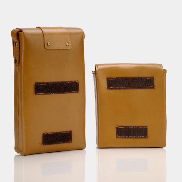Brown Leather SX-70 Instant Camera Case With Film Pocket Online Sale - Image 3